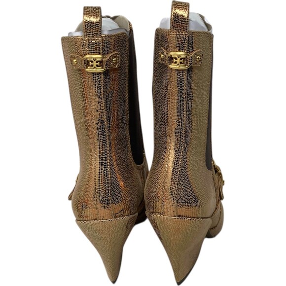 Sam Edelman Chelsea Boot Women's Size 6 M Suzette Gold Metallic - Picture 4 of 11